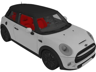 Mini Cooper S (2015) 3D Model preview