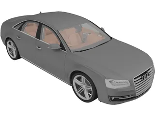 Audi A8 (2015) 3D Model preview