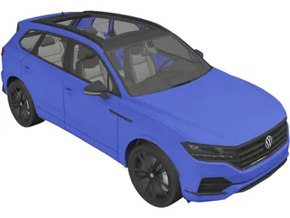 Volkswagen Touareg (2020) 3D Model preview