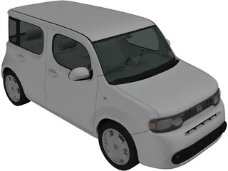 Nissan Cube (2010) 3D Model preview