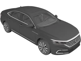 Volkswagen Passat 380 TSI (2021) 3D Model preview