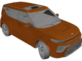 Kia Soul GT-Line (2021) 3D Model preview