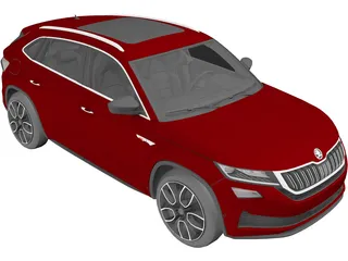 Skoda Kodiaq GT (2020) 3D Model preview