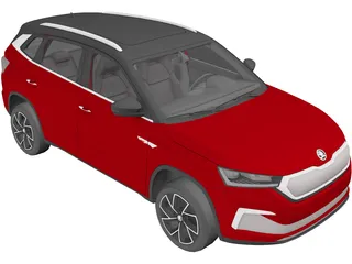 Skoda Kamiq GT (2020) 3D Model preview
