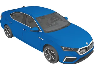 Skoda Octavia PRO (2021) 3D Model preview
