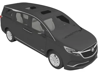 Buick GL8 Avenir (2020) 3D Model preview