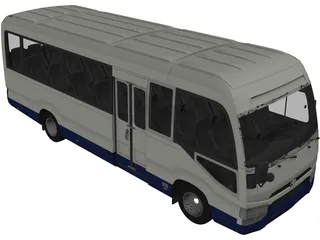 Toyota Coaster (2020) 3D Model preview