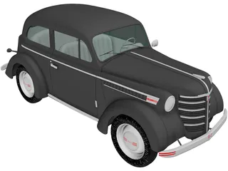 Opel Olympia (1938) 3D Model preview