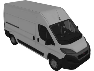 Fiat Ducato (2014) 3D Model preview