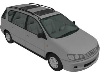 Toyota Picnic (1996) 3D Model preview