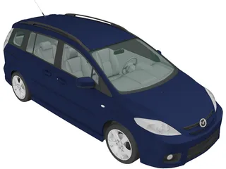 Mazda 5 Sport (2005) 3D Model preview