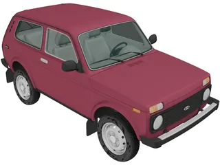 VAZ-21214 Lada Niva 4x4 (2012) 3D Model preview