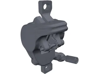Magura MT4 Brake Caliper 3D Model preview