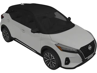 Nissan Kicks (2022) 3D Model preview