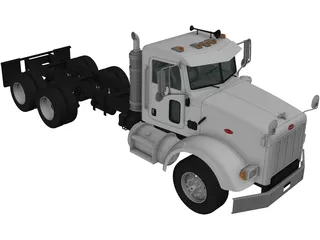 Peterbilt 357 DayCab Chassis Truck (2006) 3D Model preview