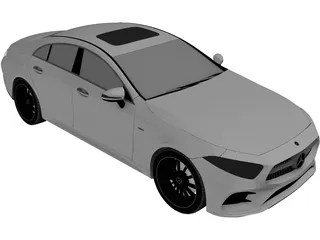 Mercedes-Benz CLS AMG (2018) 3D Model preview