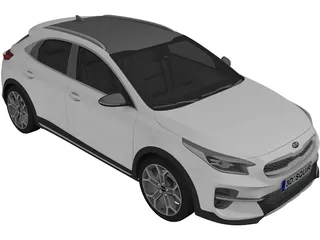 Kia X-Ceed (2022) 3D Model preview