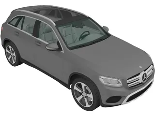 Mercedes-Benz GLC 250d (2016) 3D Model preview