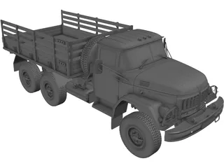 ZIL 131 (1966) 3D Model preview