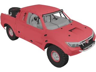 Honda Ridgeline Baja Race Truck (2016) 3D Model preview