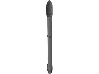 Spacex Falcon 9 3D Model preview