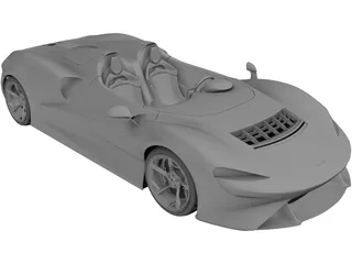 McLaren Elva (2021) 3D Model preview