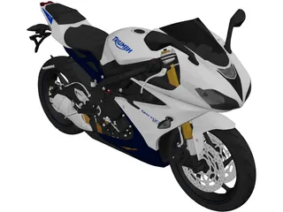 Triumph Daytona 675 (2014) 3D Model preview