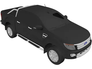 Ford Ranger (2012) 3D Model preview