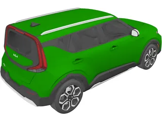 Kia Soul EX (2020) 3D Model preview
