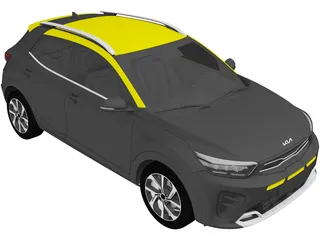 Kia Stonic GT-Line (2021) 3D Model preview