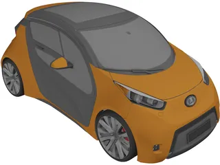 VAZ Lada City Compact 3D Model preview