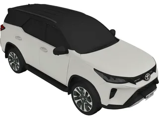 Toyota Fortuner (2020) 3D Model preview