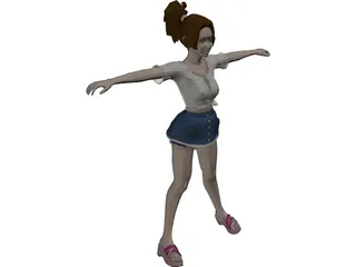 Woman 3D Model preview