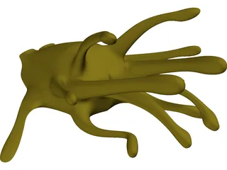 Extra Terrestial Fish 3D Model preview