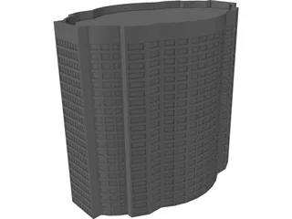 Berlin City House 3D Model preview
