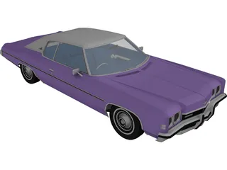 Chevrolet Impala (1972) 3D Model preview