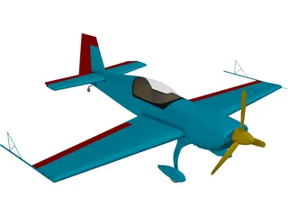 Extra 300L 3D Model preview