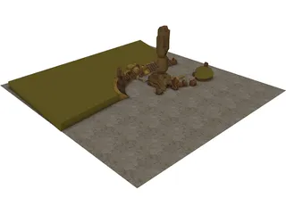 Star Wars Arena 3D Model preview