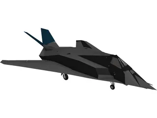 F-117 3D Model preview