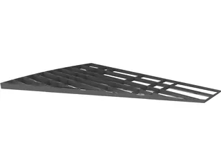 F-16 Wing Structure 3D Model preview