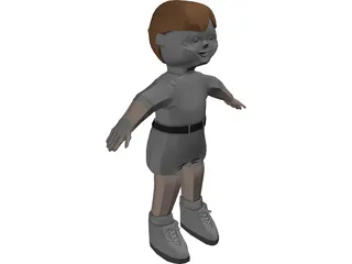 Doll Boy 3D Model preview
