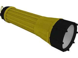 Flashlight 3D Model preview