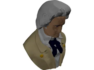 Ludwig van Beethoven 3D Model preview