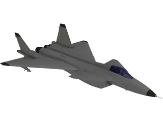 MiG-1.44 (MiG-39) 3D Model preview