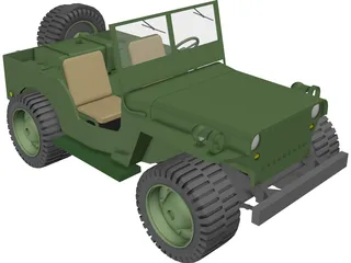 Jeep 3D Model preview