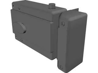 Door Lock 3D Model preview