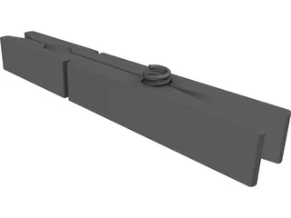 Clothes Pin 3D Model preview