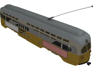 Train Car 3D Model preview