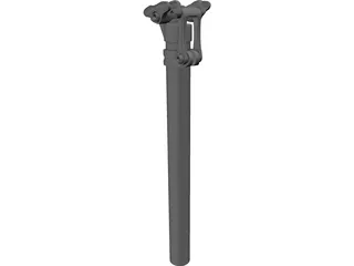 Bicycle Seatpost 3D Model preview