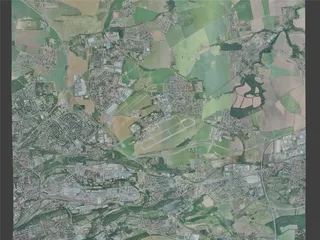 Praha-Kbely Airport, Czechia (2021) 3D Model preview